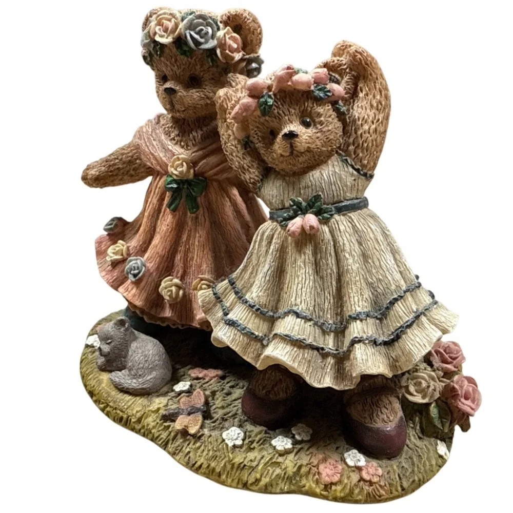 Vintage Young’s Berry Hill Bears Spring Encore 1997 Dancing Bears Figurine